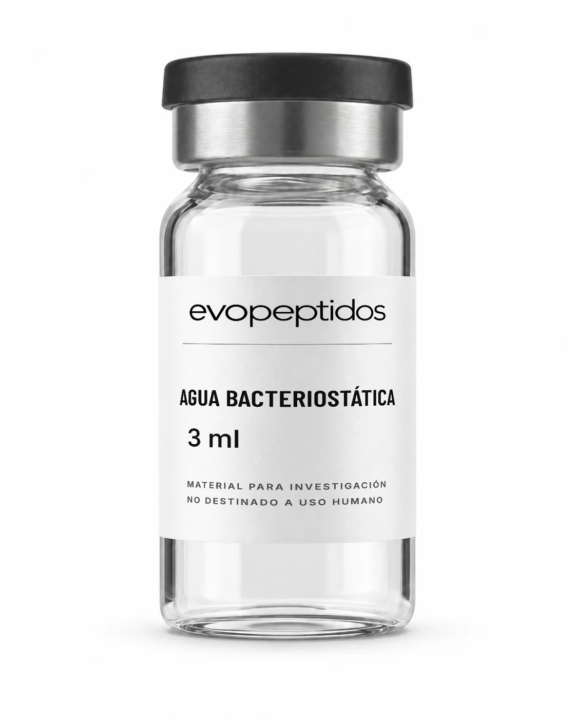 Vial de Agua bacteriostática 3 ml