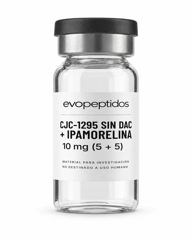 Vial de CJC-1295 sin DAC + Ipamorelina 10 mg (5 + 5)
